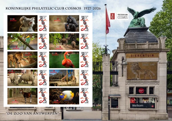 my stamp Gangen en steegjes in Antwerpen